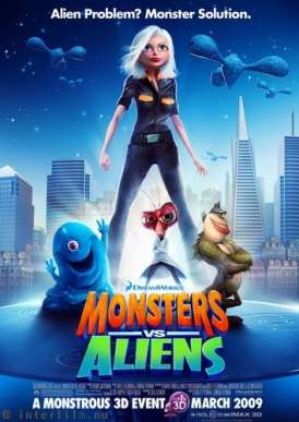 Монстры против пришельцев / Monsters vs. Aliens смотреть онлайн